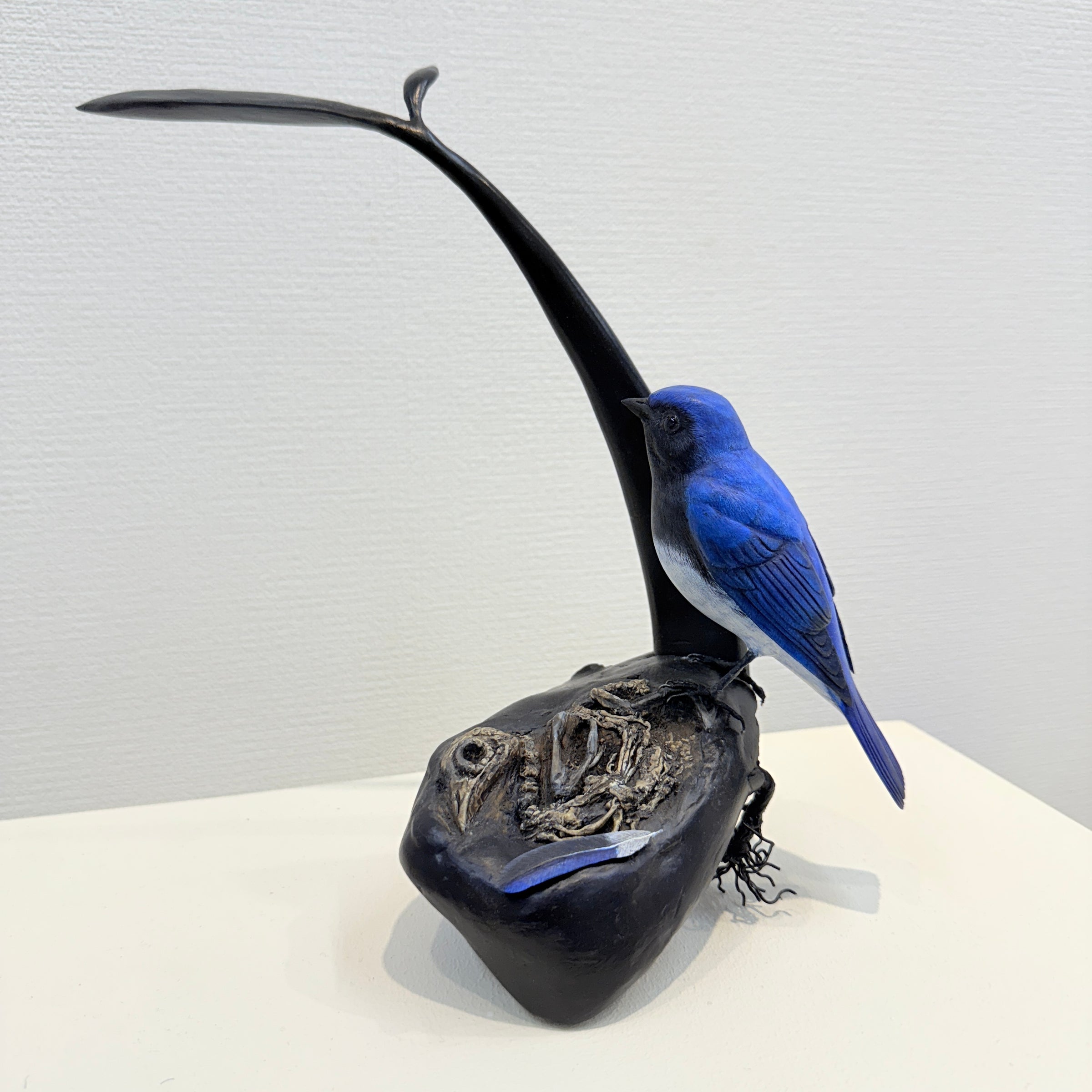 幸せの青い蜻蛉の羽根のART、長寿、亀アート35cm 幸せの青い蜻蛉の羽根のART、長寿、亀アート35cm