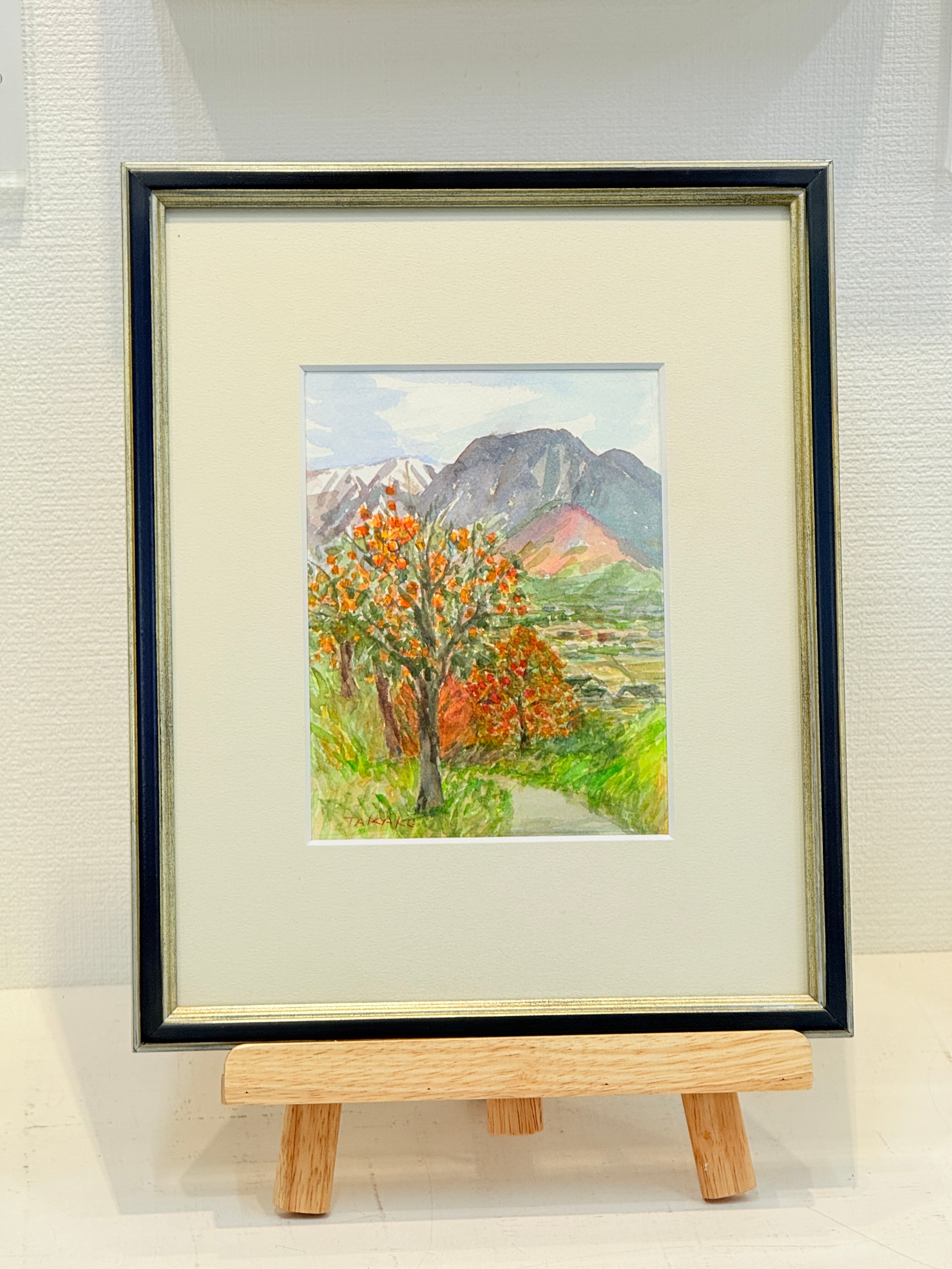 【NEW限定品】 あいしまたかこ 0号 『安曇野ゆく秋』 | 創英ギャラリー 絵画